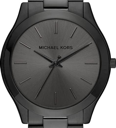 michael kors slim runway brown leather three hand watch|Michael Kors Watch mk8507.